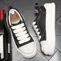 Lace-Up Platform Sneakers