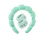Set of 3: Plain Face Wash Headband + Wristband