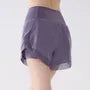 Elastic Waist Plain Sweatshorts