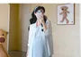 Maternity Long-Sleeve Plain Shirt / Sleeveless Maxi A-Line Dress / Set