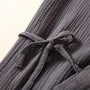 Couple Matching V-Neck Plain Sashed Kimono Robe (Various Designs)