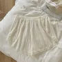 Elastic Waist Lace Trim Boyshorts