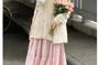 High Rise Plain Maxi A-Line Skirt