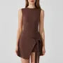 Sleeveless Tie-Front Sports Romper