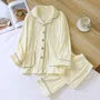 Couple Matching Contrast Trim Pajama Set