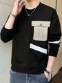 Crew Neck Sweatshirt / Short-Sleeve Plain T-Shirt