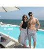 Couple Matching Crop Tankini Top / Cover Up Skirt / Swim Shorts / Set (Various Designs)