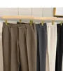 High Waist Plain Tapered Dress Pants
