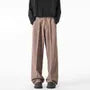High Waist Plain Loose Fit Dress Pants