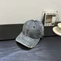 Distressed Denim Baseball Cap