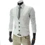 Plain Single-Breasted Vest