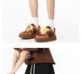 Drawstring Waist Plain Wide Leg Sweat Shorts