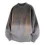 Crew Neck Gradient Sweater