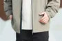 Plus Size Hooded Two Tone Zip Jacket