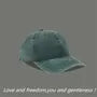 Washed Denim Cap