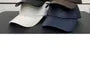 Plain Faux Leather Baseball Cap