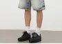Mid Rise Washed Denim Shorts