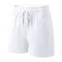 Drawstring Waist Plain Shorts