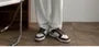 Drawstring-Waist Ribbed Straight-Cut Pants