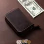Genuine Leather Bifold Short Wallet