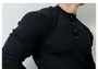 Henley Plain Ribbed Sweater