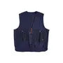 V-Neck Two Tone Pocket Detail Zip Vest