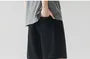 Drawstring Waist Plain Shorts