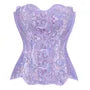 Jacquard Crop Corset Tube Top