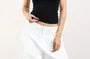 Short Sleeve Crew Neck Plain Cutout Back T-Shirt