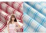 Mid Rise Plaid Wide Leg Pants
