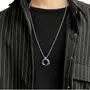 Interlocking Ring Pendant Necklace