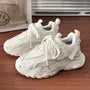 Platform Panel Mesh Sneakers