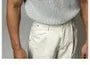 Short-Sleeve Plain Knit Polo Shirt