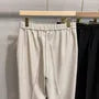 High Waist Plain Tapered Dress Pants