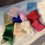 Plain Pleated Mesh Scarf
