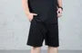 Short-Sleeve Crewneck Mesh Plain T-Shirt