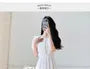 Puff-Sleeve Lace Midi A-Line Dress