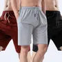 Drawstring Waist Plain Sweat Shorts