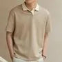 Contrast-Trim Short-Sleeve Polo Shirt