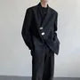 Lapel Long Sleeve Single Breasted Blazer