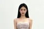 Asymmetrical Ruffle Trim Lace Panel Mesh Slim Fit Camisole Top