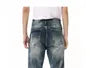 Mid Rise Washed Flared Jeans
