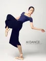 High Waist Plain Cropped Wide Leg Dance Pants
