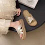 Platform Slide Sandals