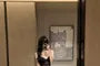 Spaghetti Strap Plain Slit Lace Panel Maxi Sheath Dress