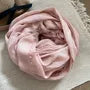 Plain Fringed Linen Cotton Shawl