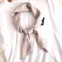 Plain Silky Square Scarf