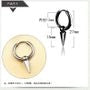 Stainless Steel Cone Dangle Hoop Earring