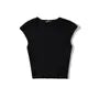 Sleeveless Sweetheart Neck Plain Ribbed Knit Crop Top