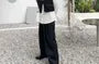 Crew Neck Plain Buckled Crop Vest